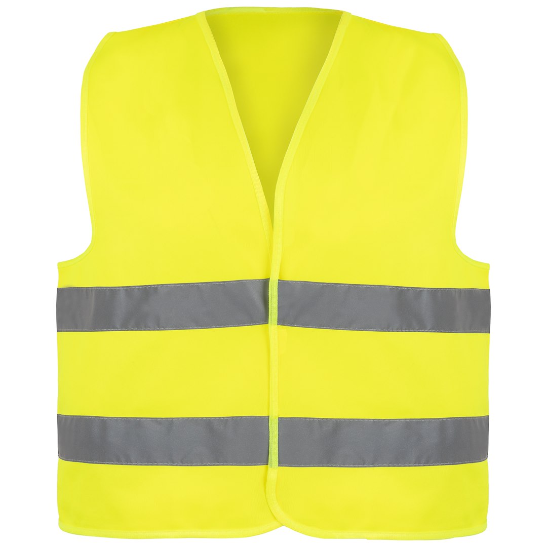 Żółta kamizelka odblaskowa do nadruku